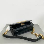 Balenciaga Black Leather Gossip 18cm Bag - 6