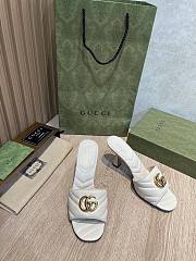 Gucci white heels - 4