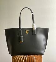 Burberry large black tote shopping bag - 1