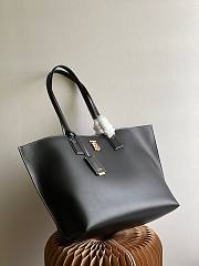 Burberry large black tote shopping bag - 5