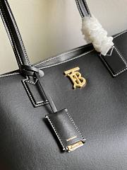 Burberry large black tote shopping bag - 2