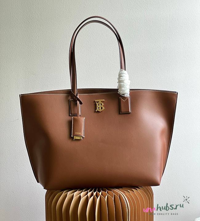 Burberry large brown tote shopping bag - 1