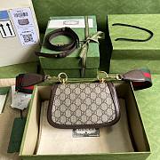 Gucci Blondie Shoulder Bag GG Canvas 22cm - 5