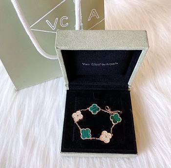 VCA green gold bracelet 