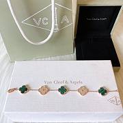 VCA green gold bracelet  - 4