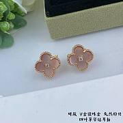 VCA pink gold earings - 6