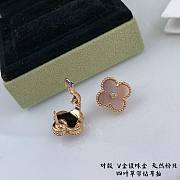 VCA pink gold earings - 5