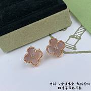 VCA pink gold earings - 3