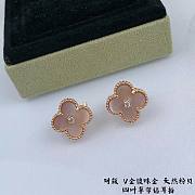 VCA pink gold earings - 2