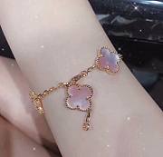 VCA pink bracelet gold  - 6