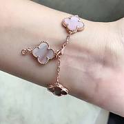 VCA pink bracelet gold  - 5