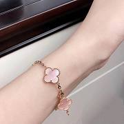 VCA pink bracelet gold  - 4