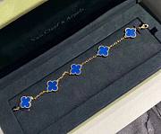 VCA blue gold bracelet - 6