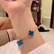 VCA blue gold bracelet - 5