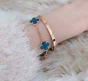 VCA blue gold bracelet - 2