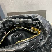 Bottega Veneta Mini Ladies Jodie Hobo Black Woven Bag - 2