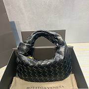 Bottega Veneta Mini Ladies Jodie Hobo Black Woven Bag - 1