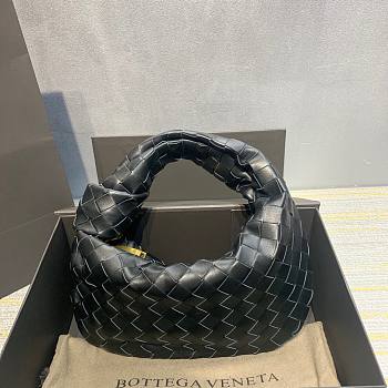 Bottega Veneta Mini Ladies Jodie Hobo Black Woven Bag