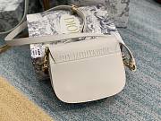 DIOR BOBBY Small White Box Calfskin Bag - 5