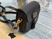 DIOR BOBBY Small Black Box Calfskin Bag - 6