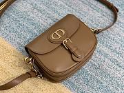 DIOR BOBBY Small Brown Box Calfskin Bag - 2