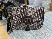 DIOR BOBBY Large Oblique Embroidered Strap Bag - 1