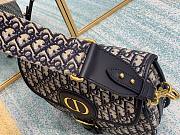 DIOR BOBBY Large Oblique Embroidered Strap Bag - 2