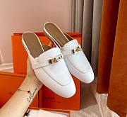 Hermes white flats - 2