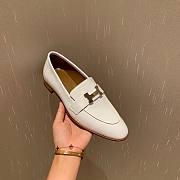 Hermes white flats 02 - 1