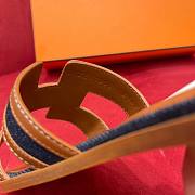 Hermes denim slippers 02 - 3