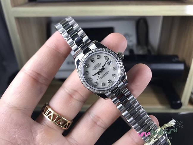 Rolex silver women 28mm - 1