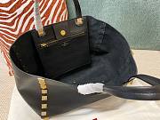 Valentino Stud tote black shopping bag  - 2