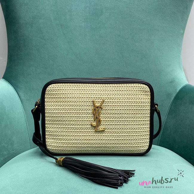 YSL Raffia Camera Bag  - 1