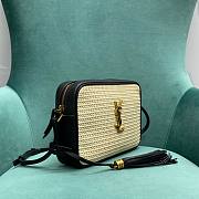 YSL Raffia Camera Bag  - 4