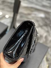 YSL Envelope Patent leather black hardware bag - 4