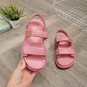 Dior pink sandals - 4