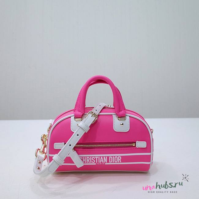 Dior D-vibe pink shoulder bag - 1