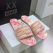 Dior pink slippers  - 4