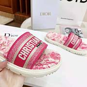 Dior Dway Pink Slippers - 5