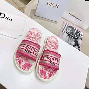 Dior Dway Pink Slippers - 4