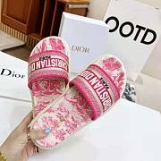 Dior Dway Pink Slippers - 6