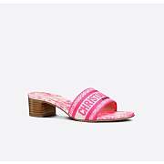 Dior Pink Dway Slippers  - 1