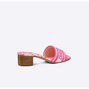 Dior Pink Dway Slippers  - 4