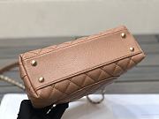 Chanel Coco Handle Brown Bag 23cm - 4