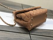 Chanel Coco Handle Brown Bag 19cm - 2