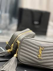 YSL Lou Mini Grey Bag - 6