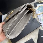 YSL WOC gray bag - 6