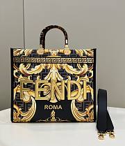 FENDI Sunshine Fendace Printed FF leather shopper  - 1