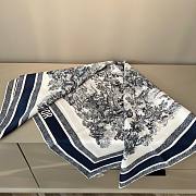 Dior Blue Scarf 90  - 6