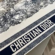 Dior Blue Scarf 90  - 5